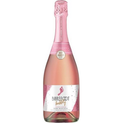 Barefoot Bubbly Pink Moscato Champagne Blend Sparkling Wine 750mL