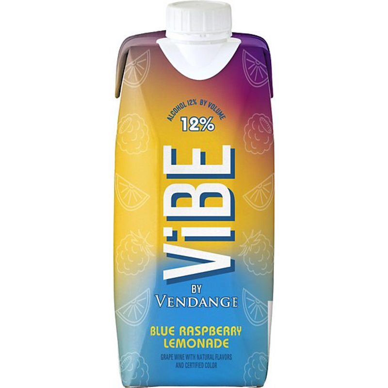 Vibe Blue Raspberry Lemonade 500mL Carton