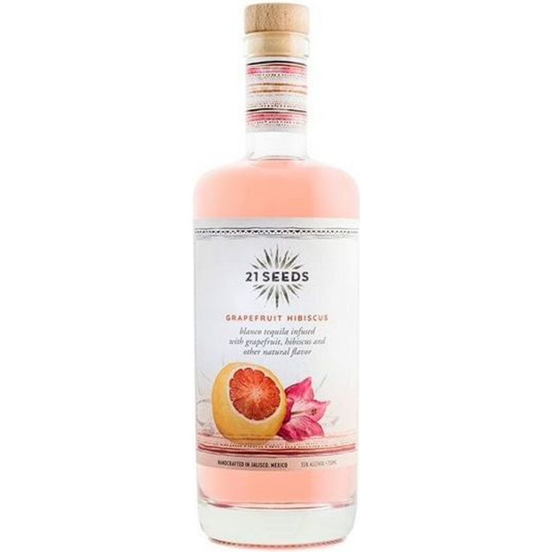 21 Seeds Grapefruit Hibiscus Blanco Tequila 750ml Bottle