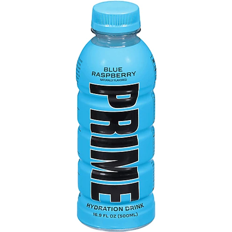 Prime Energy Hydration Blue Raspberry Flavored 16.9oz Bottle