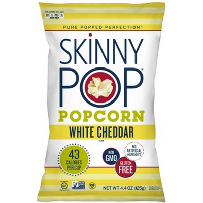 Skinny Pop Popcorn White Cheddar 4.4 oz Bag