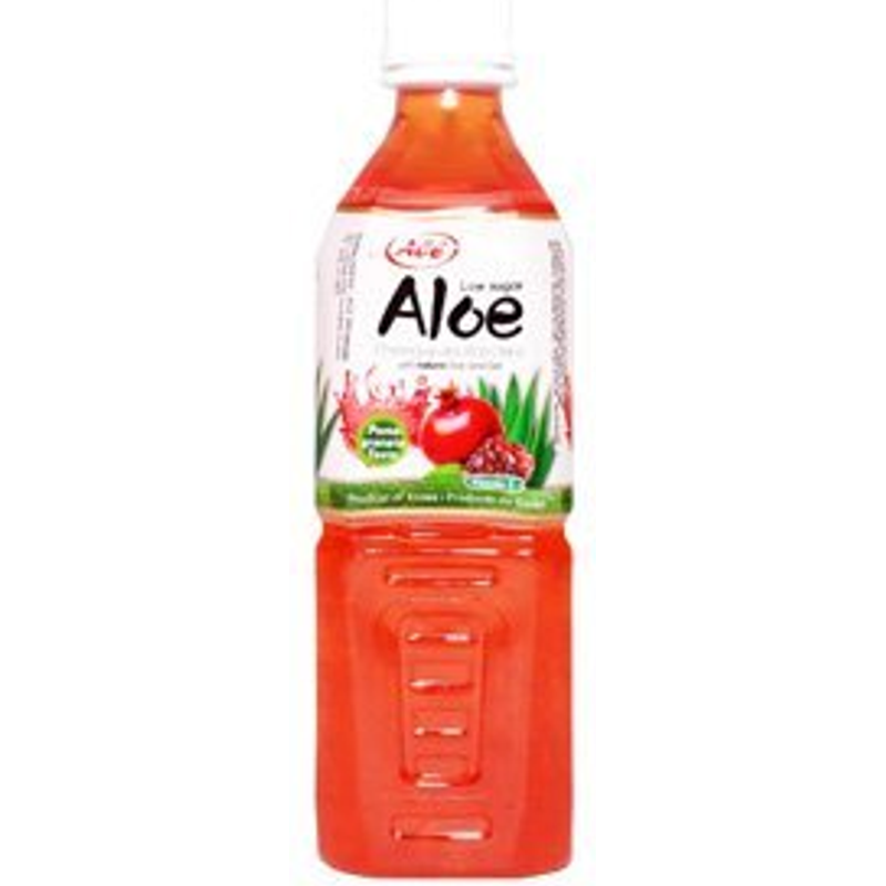 Ace Aloe Pomegranate Juice 16.9oz Plastic Bottle