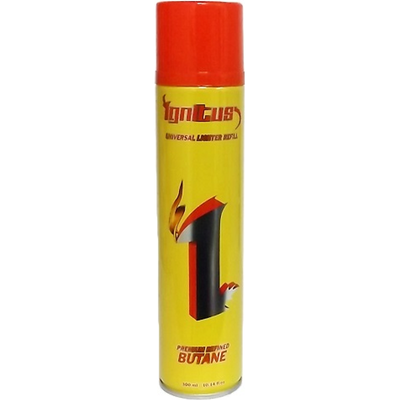 Ignitus Butane Lighter Refill 300ml Can