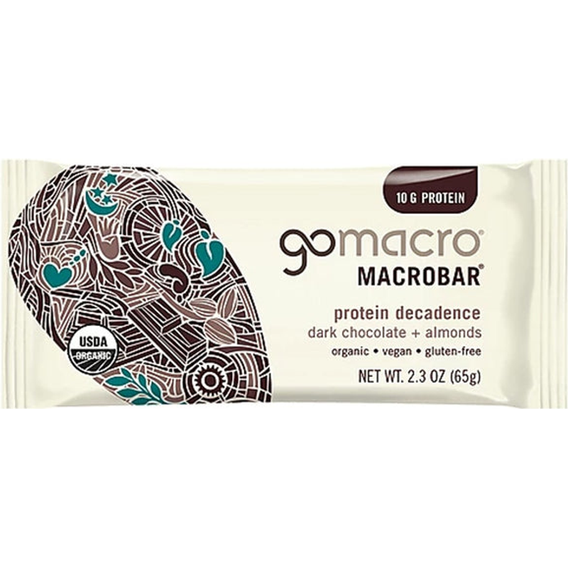 Gomacro Macrobar Dark Chocolate + Almond 2.3oz Piece