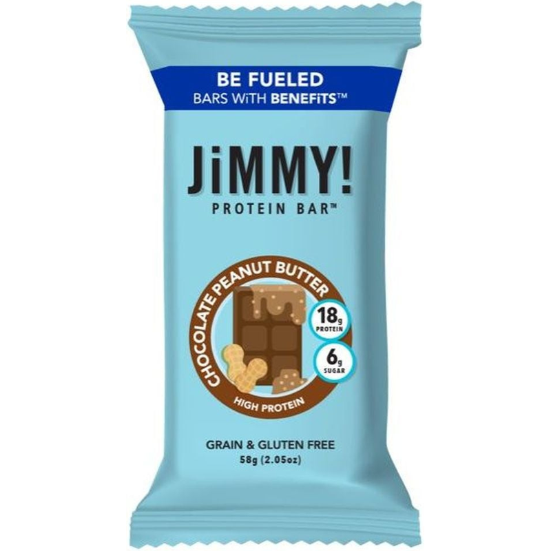 Jimmy! Protein Bar Chocolate Peanut Butter 2.05oz Piece