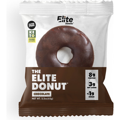 Elite Sweets The Elite Donut Chocolate 2.2oz Piece