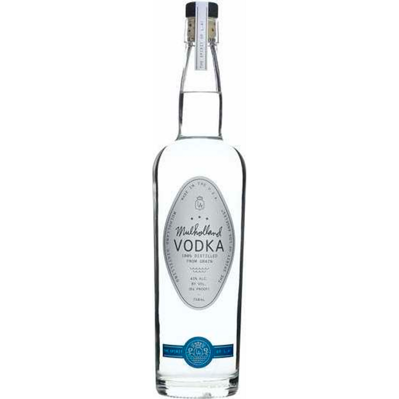 Mulholland Vodka 750 ml bottle (43% ABV)