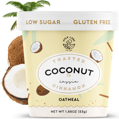 Mylk Labs Toasted Coconut & Cassia Cinnamon Oatmeal 1.88oz Box