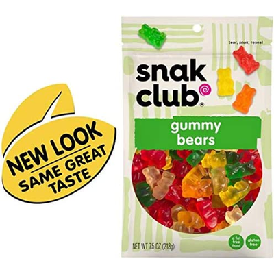 Snak Club Gummy Bears 5oz Bag