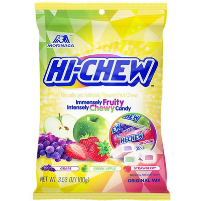 Hi-Chew Morinaga Chewy Candy 3.53oz Bag