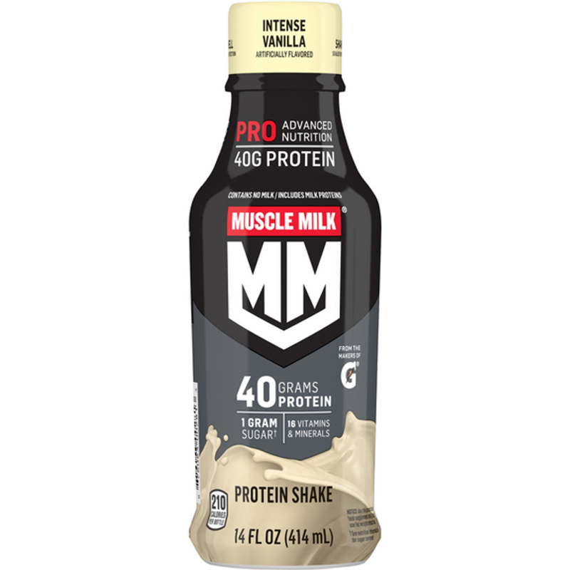 Muscle Milk Pro Series Protein Shake Vanilla 14oz Bottle