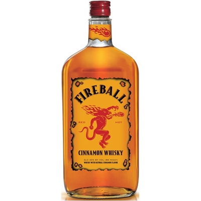 Fireball Cinnamon Whiskey Plastic Bottle 750mL