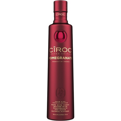 CIROC Limited Edition Pomegranate, 750 mL (Made with Vodka Infused with Natural Flavors) 750ml Bottle