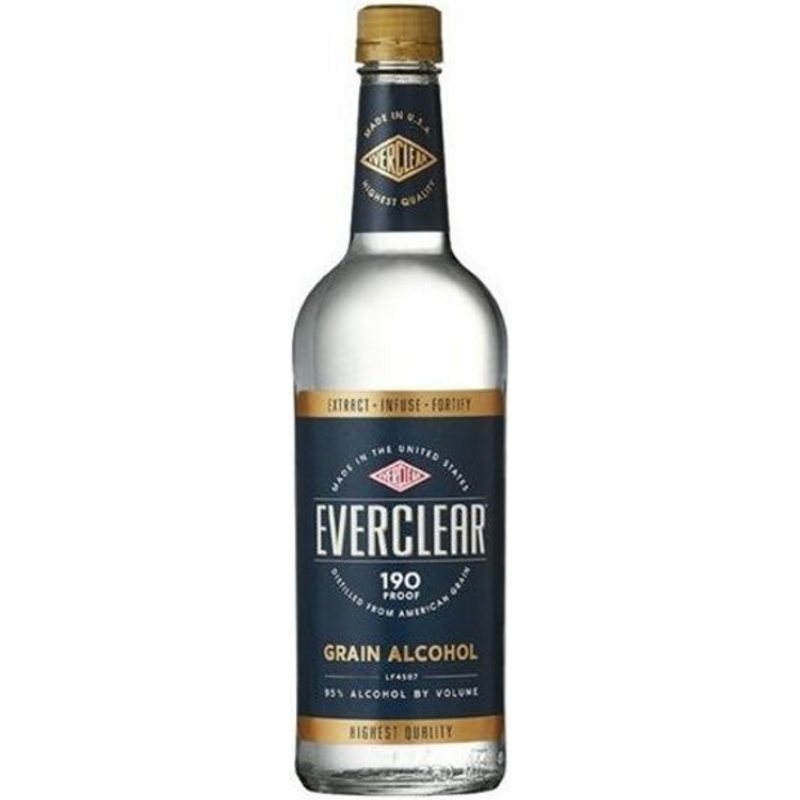 Everclear Grain Alcohol 375ml Bottle