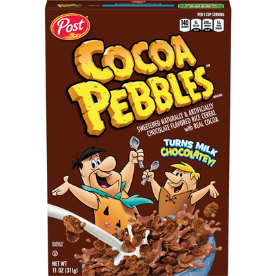 Post Cocoa Pebbles Cereal 11oz Carton