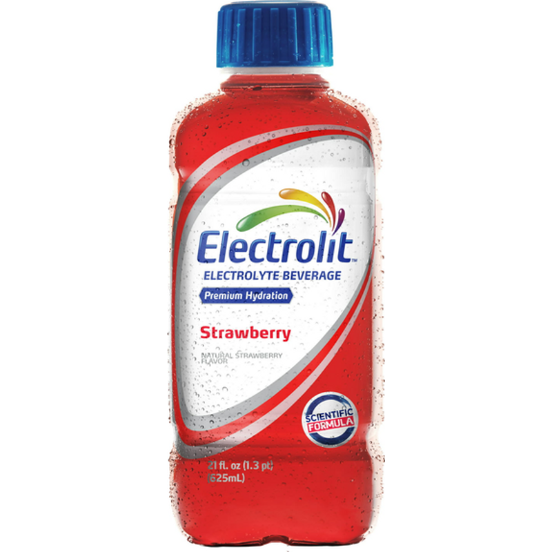 Electrolit Electrolyte Beverage Strawberry 21oz Plastic Bottle