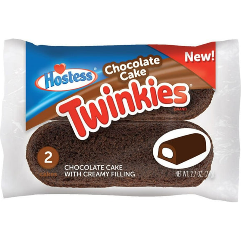 Hostess Twinkies Chocolate Cake 2x 2.7oz Bags