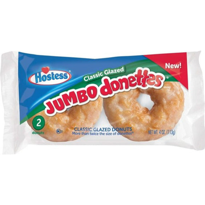 Hostess Jumbo Donettes Glazed 3oz Bag