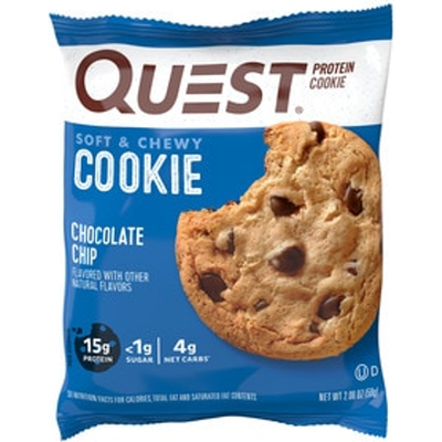 Quest Cookie Chocolate Chips Protein Bar 2.08oz Count