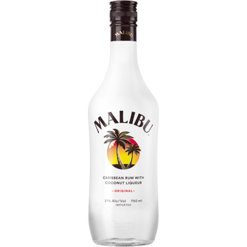 Malibu Caribbean Rum with Coconut Liqueur 750mL