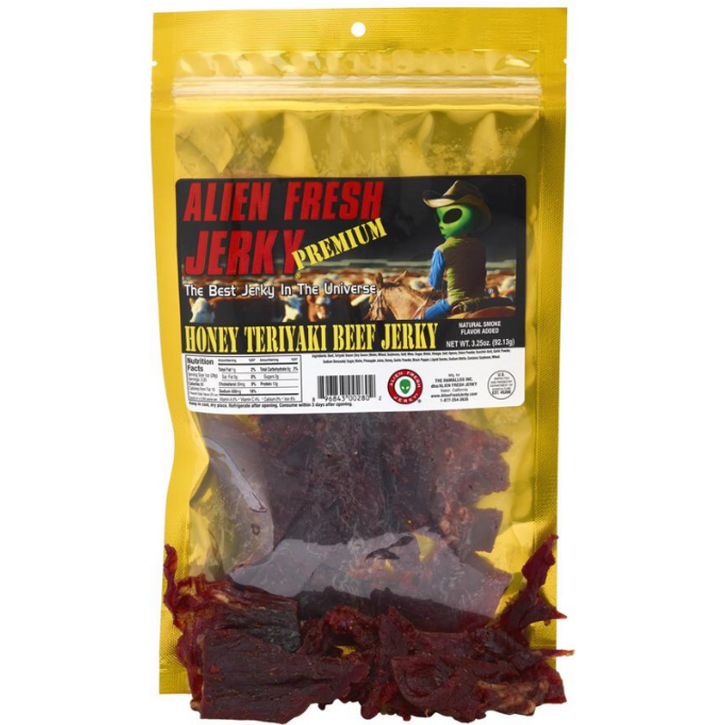 Alien Fresh Honey Teriyaki Beef Jerky 3.25oz