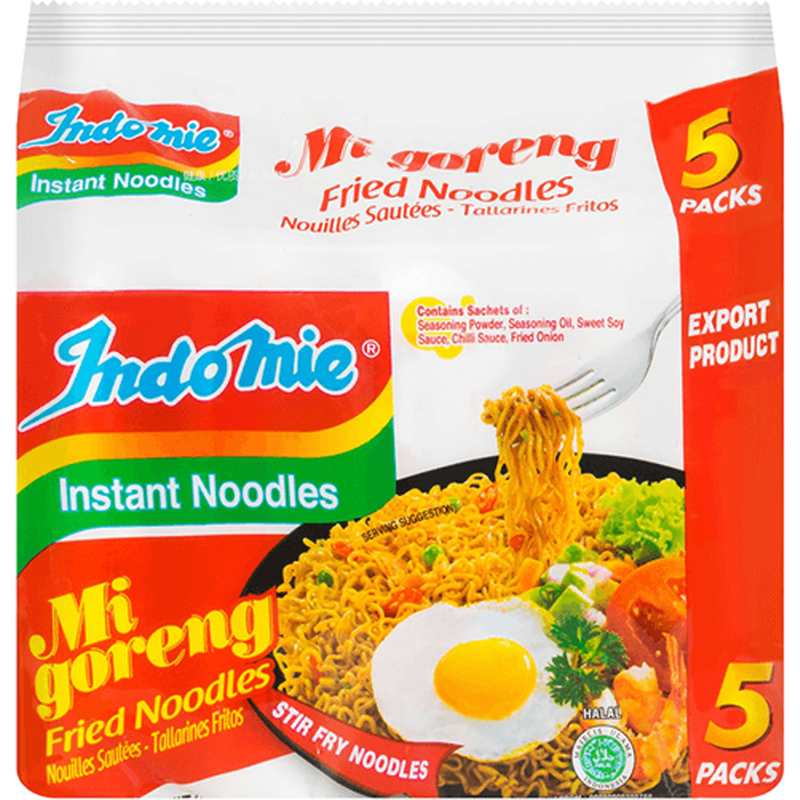 Indomie Mi Goreng Instant Stir Fry Noodles Halal Certified Original Fl ...