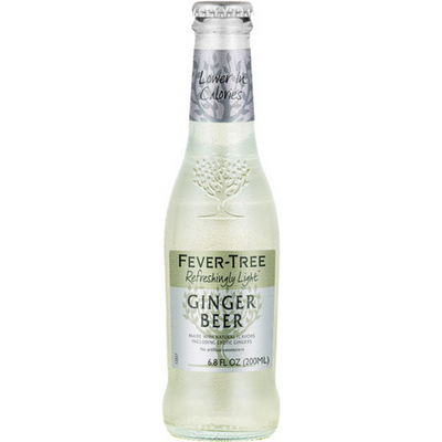 Fever-Tree Refreshingly Light Ginger Beer 4x 6.8oz Bottles