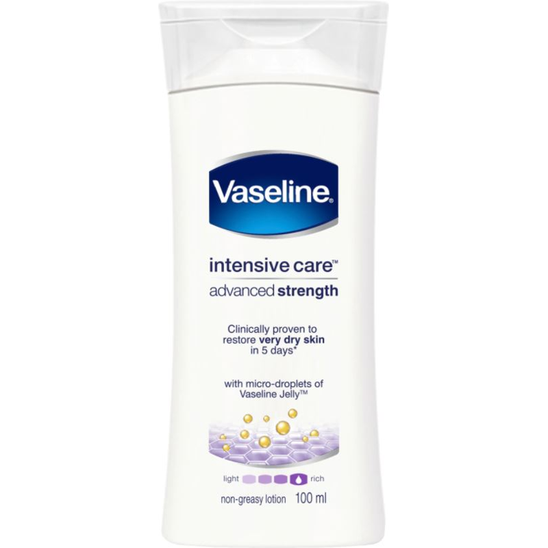 Vaseline Int Care Xtra Strngth 100ml Bottle