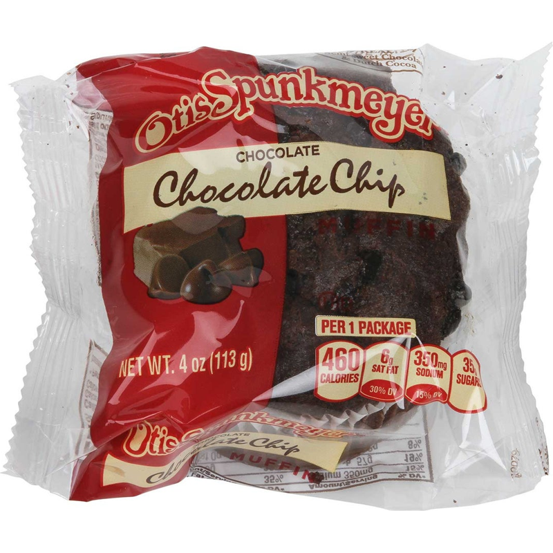 Otis Spunkmeyer Delicious Essentials Chocolate Chocolate Chip Muffin 4oz Piece