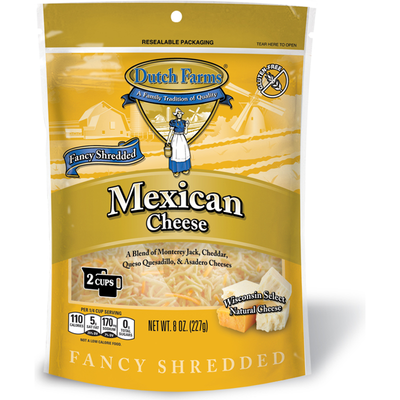 Dutch Farms Mexican Cheese 8oz Pack